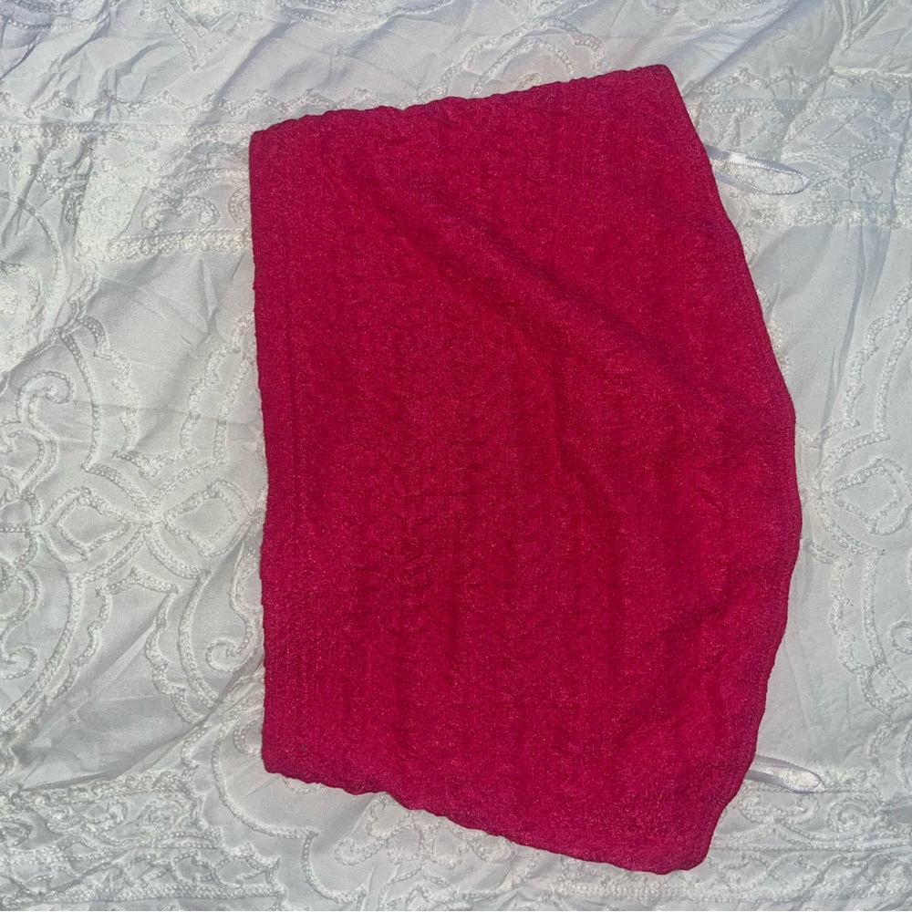 SHEIN Vibrant Pink Pencil Skirt